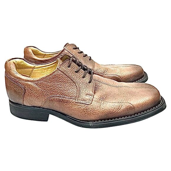 Belvedere Bay Bridge Men’s Oxford Shoes Brown Leather 10 3E Made in Brazil - Picture 5 of 11